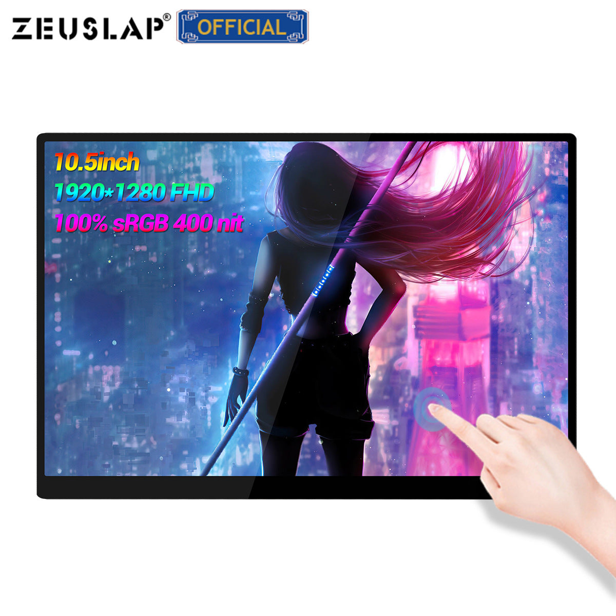 ZEUS 15.6" 4K Ultra-Fluid 240HZ Portable Touch Monitor