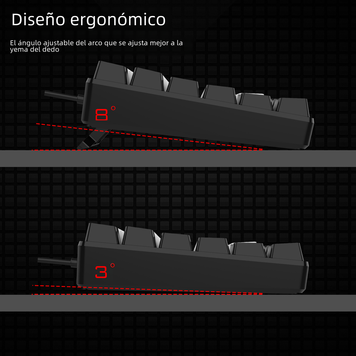 RGB Compact Gaming Keyboard - 84 Key Design