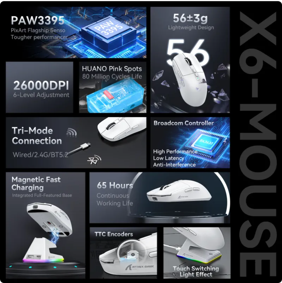 X6 Elite Wireless Gaming Mouse
