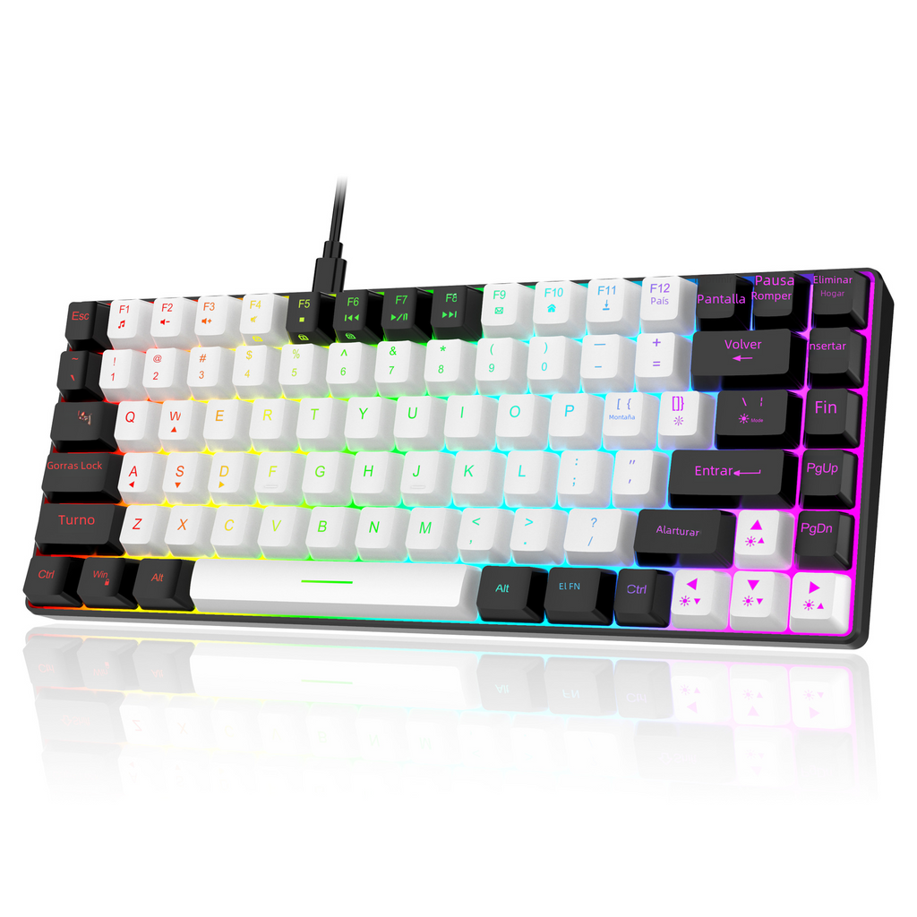 RGB Compact Gaming Keyboard - 84 Key Design