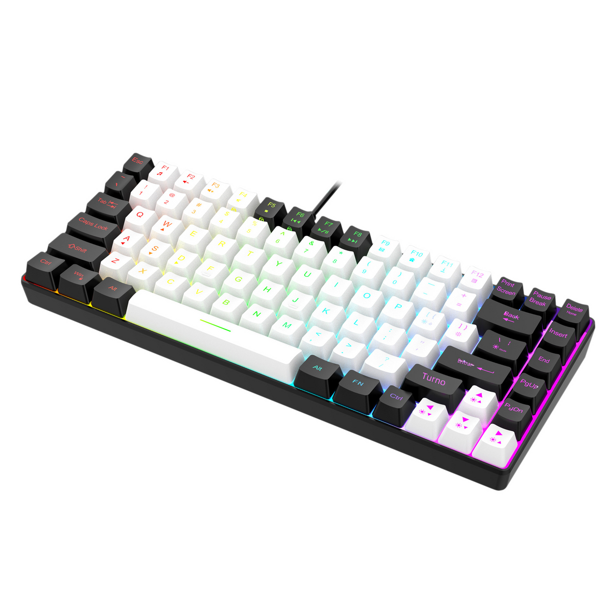 RGB Compact Gaming Keyboard - 84 Key Design