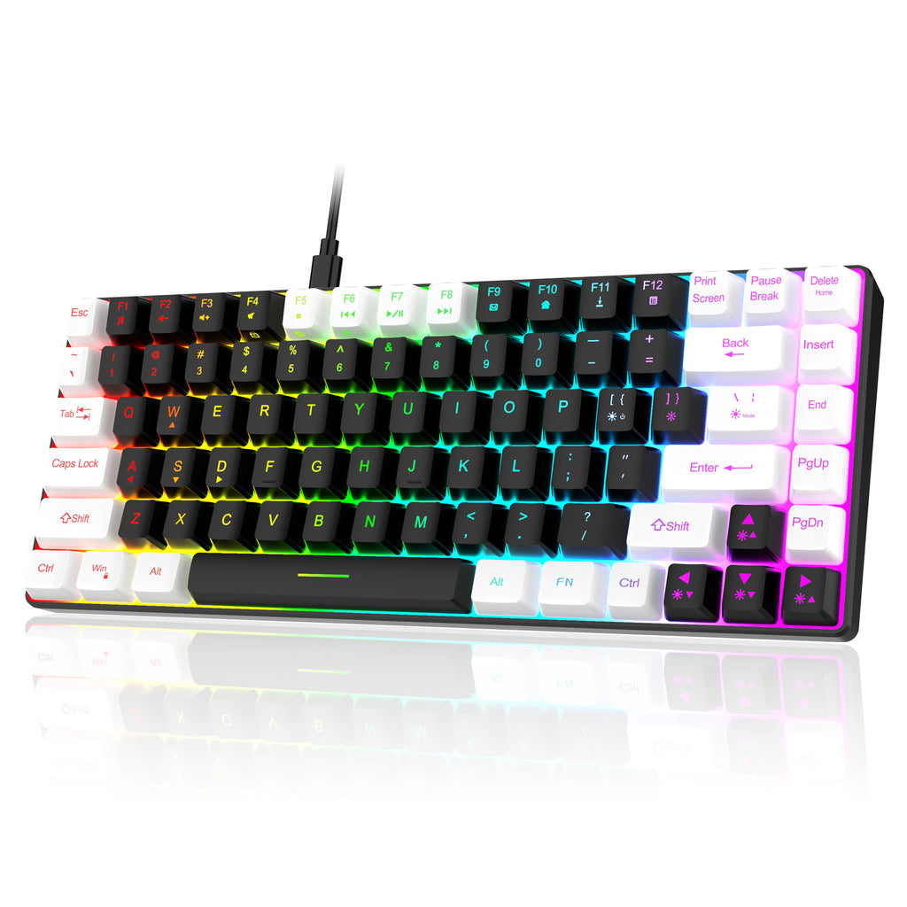 RGB Compact Gaming Keyboard - 84 Key Design
